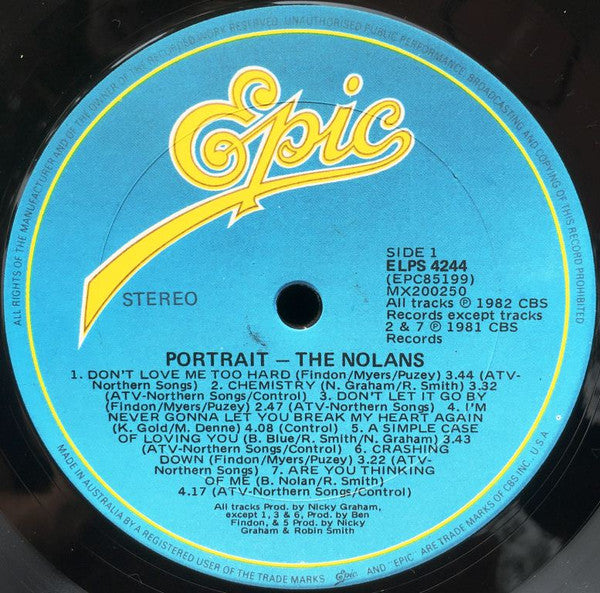The Nolans : Portrait (LP, Album)