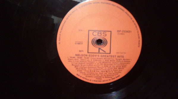 Nelson Eddy : Nelson Eddy's Greatest Hits (LP, Comp)