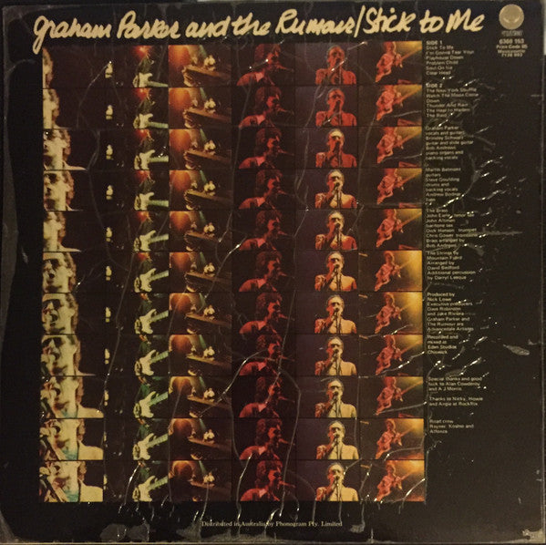 Graham Parker And The Rumour : Stick To Me (LP, Album)