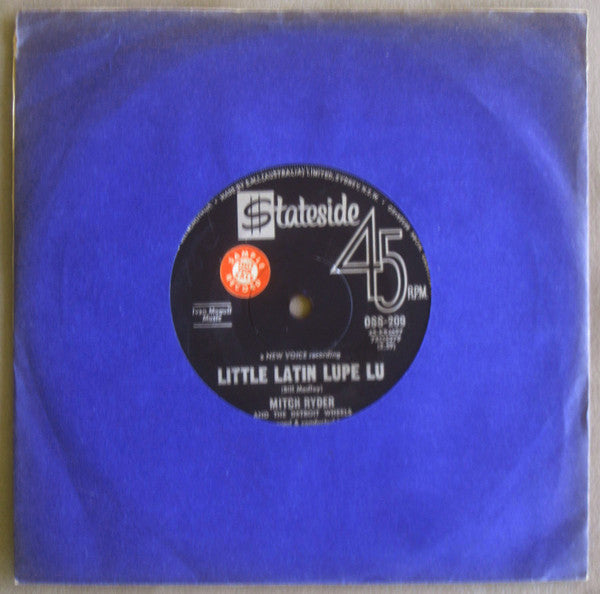Mitch Ryder & The Detroit Wheels : Little Latin Lupe Lu (7", Single)