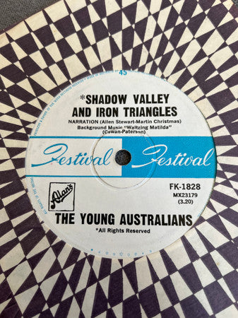 The Young Australians : Shadow Valley And Iron Triangles (7&quot;, Single)