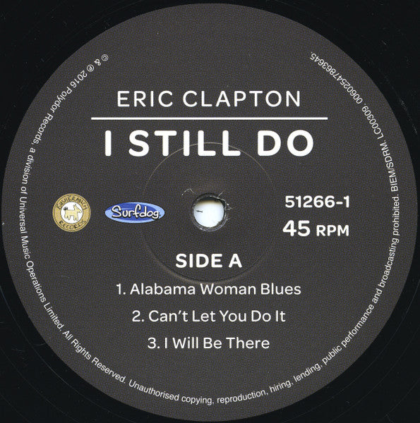 Eric Clapton : I Still Do (2xLP, Album, 180)
