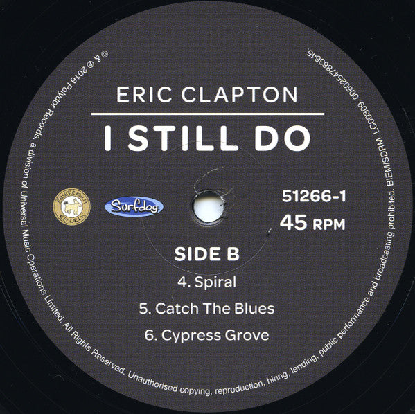 Eric Clapton : I Still Do (2xLP, Album, 180)