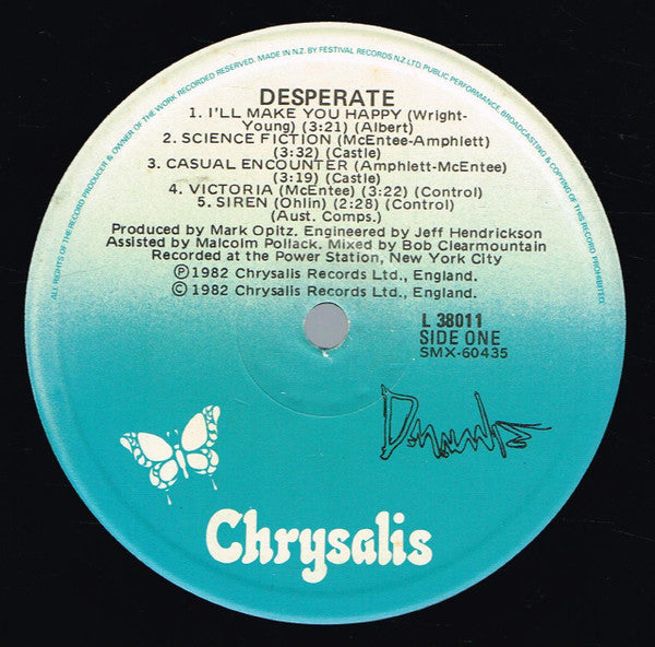 Divinyls : Desperate (LP, Album)
