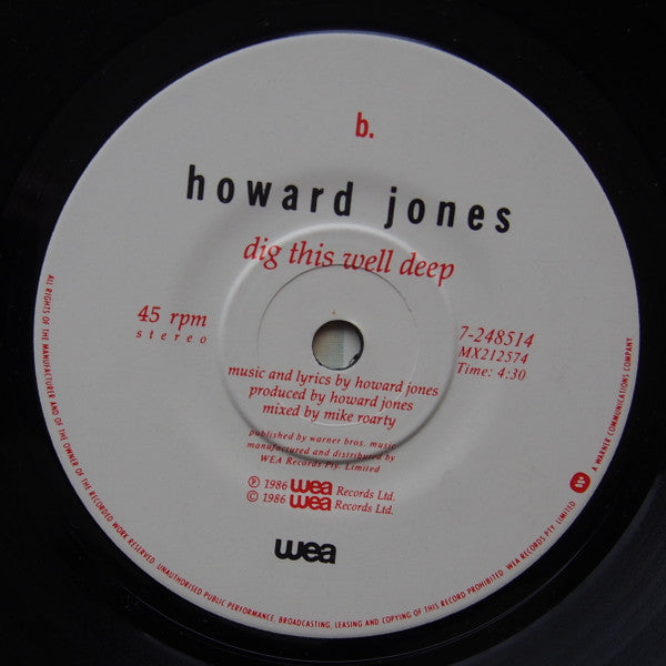 Howard Jones : You Know I Love You ... Don't You? (7", Single)