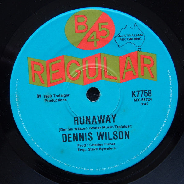 Dennis Wilson (6) : Bobby And The Space Invaders (7", Single)