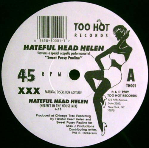 Hateful Head Helen : Hateful Head Helen (12")