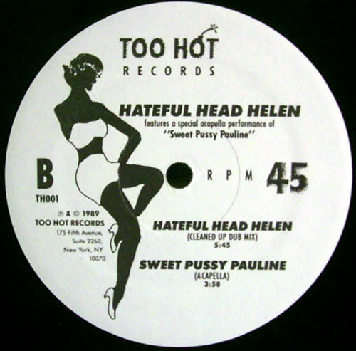 Hateful Head Helen : Hateful Head Helen (12")