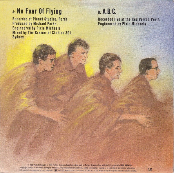 Perfect Strangers (8) : No Fear Of Flying (7", Single, Promo)
