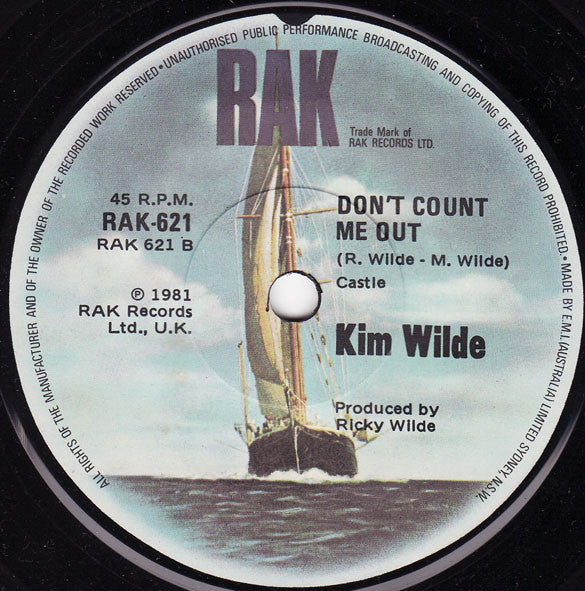 Kim Wilde : Cambodia (7", Single)