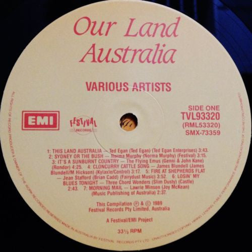 Various : Our Land Australia	    (LP, Comp)