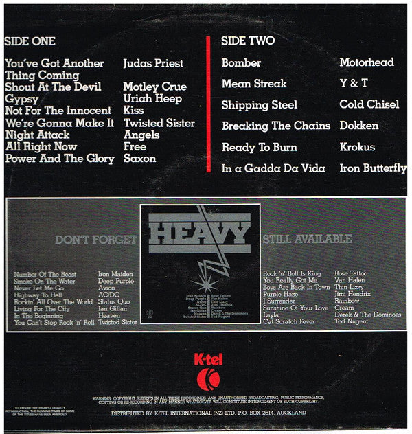 Various : Metal Mayhem - Heavy 2 (LP, Comp)