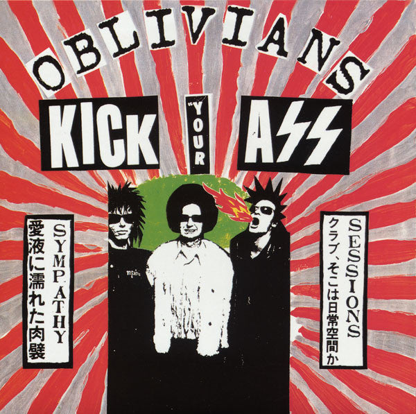 Oblivians : Kick Your Ass (Sympathy Sessions) (7&quot;, Red)