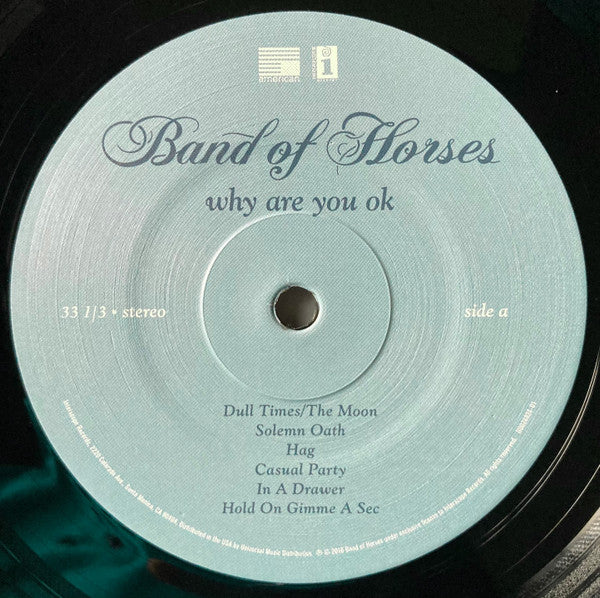 Band Of Horses : Why Are You Ok (LP, Album)