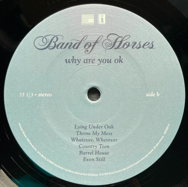 Band Of Horses : Why Are You Ok (LP, Album)