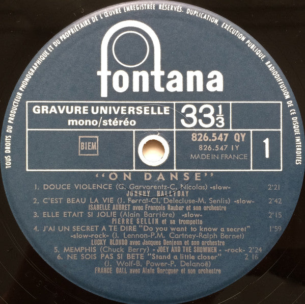 Various : On Danse! (LP, Comp)