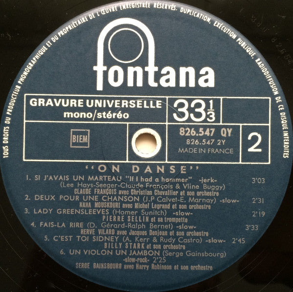 Various : On Danse! (LP, Comp)