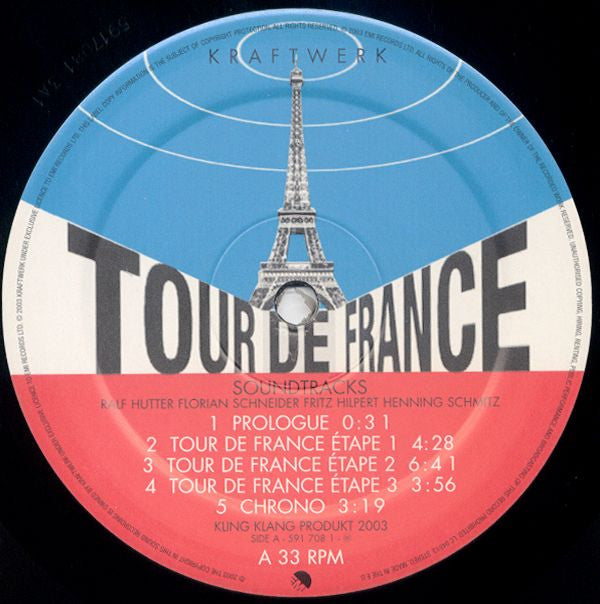 Kraftwerk : Tour De France Soundtracks (2xLP, Album, 180)