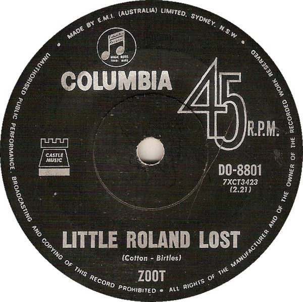 Zoot (2) : Monty And Me (7", Single)