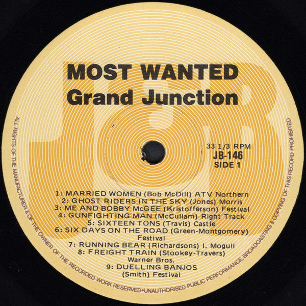 Grand Junction : Most Wanted (LP)