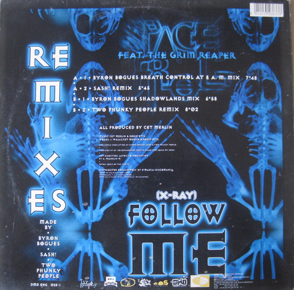 Space Frog Feat. The Grim Reaper : (X-Ray) Follow Me (Remixes) (12")