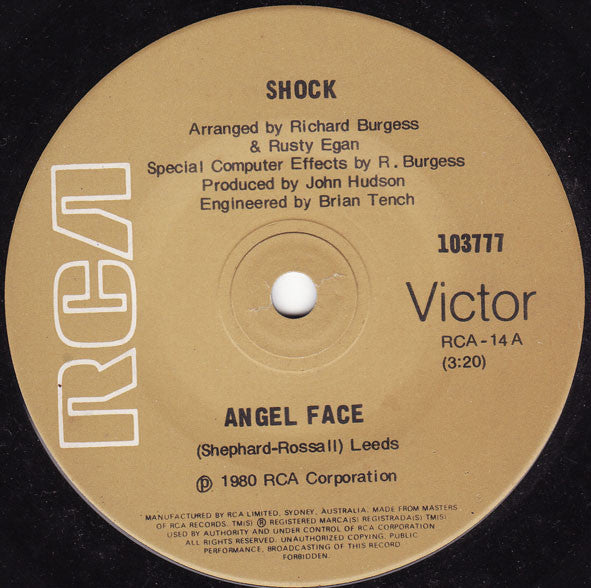 Shock (2) : Angel Face (7", Single)