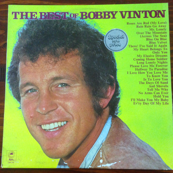 Bobby Vinton : The Best Of Bobby Vinton (LP, Comp)