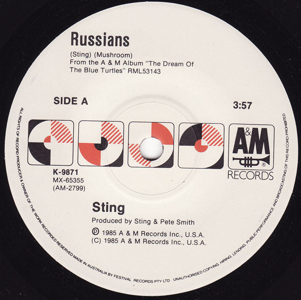 Sting : Russians (2x7", Single, Ltd)