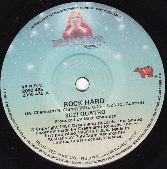 Suzi Quatro : Rock Hard (7", Single)