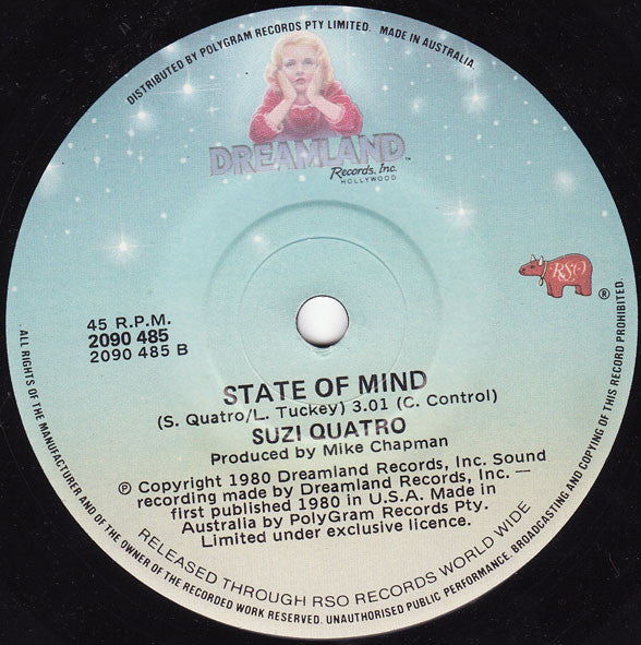 Suzi Quatro : Rock Hard (7", Single)