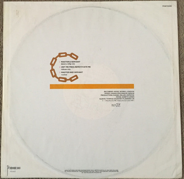 Depeche Mode : Master And Servant (Slavery Whip Mix) (12", Single)