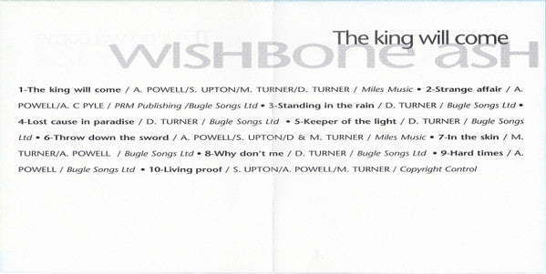 Wishbone Ash : The King Will Come (CD, Album)