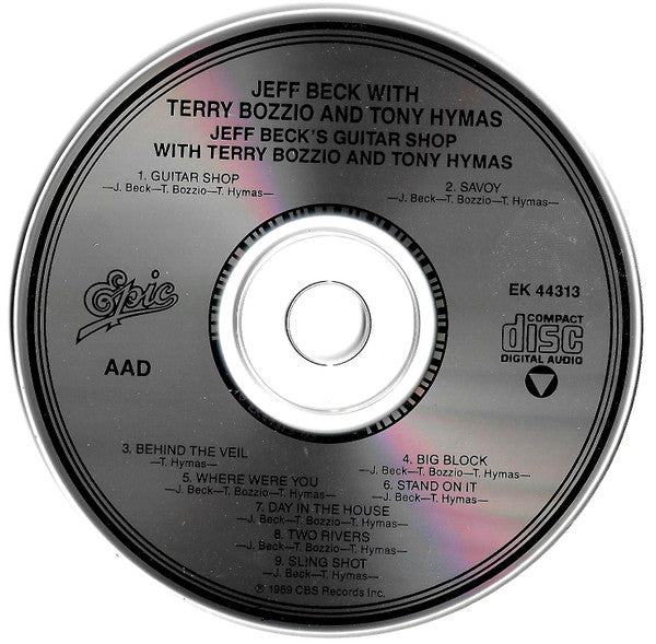 Jeff Beck With Terry Bozzio And Tony Hymas : Jeff Beck's Guitar Shop (CD, Album)