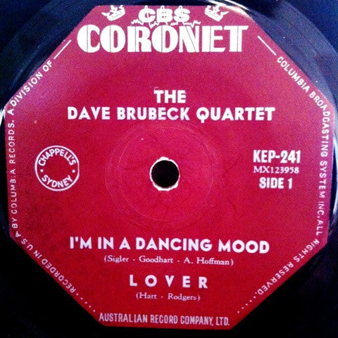 The Dave Brubeck Quartet : The Dave Brubeck Quartet (7", EP)