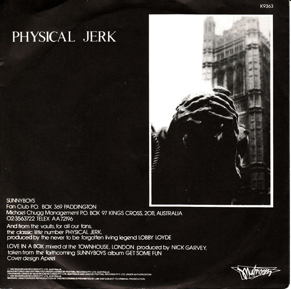 Sunnyboys : Love In A Box (7", Single)