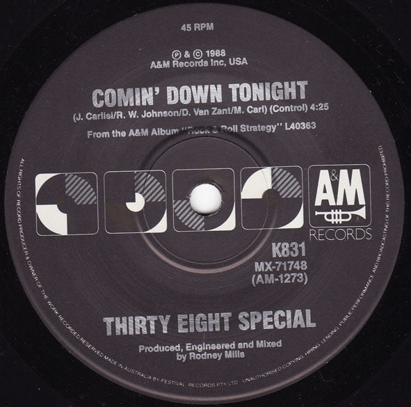 38 Special (2) : Second Chance (7", Ltd)