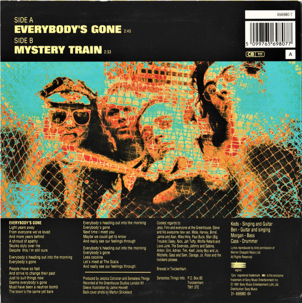 Senseless Things : Everybody's Gone (7", Single)