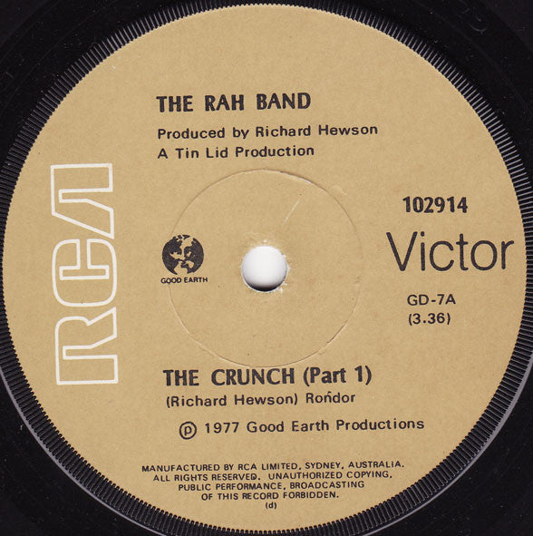 Rah Band : The Crunch (Part 1) (7&quot;)