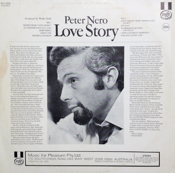 Peter Nero : Love Story (LP, Album)