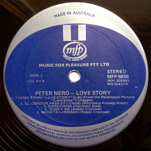 Peter Nero : Love Story (LP, Album)