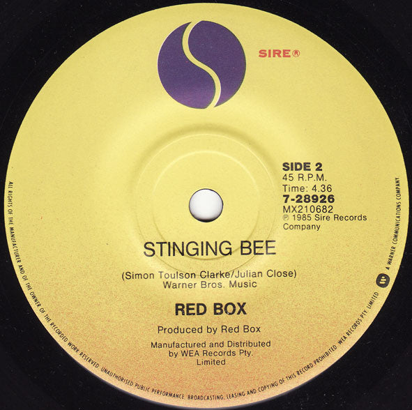 Red Box : Lean On Me (7")