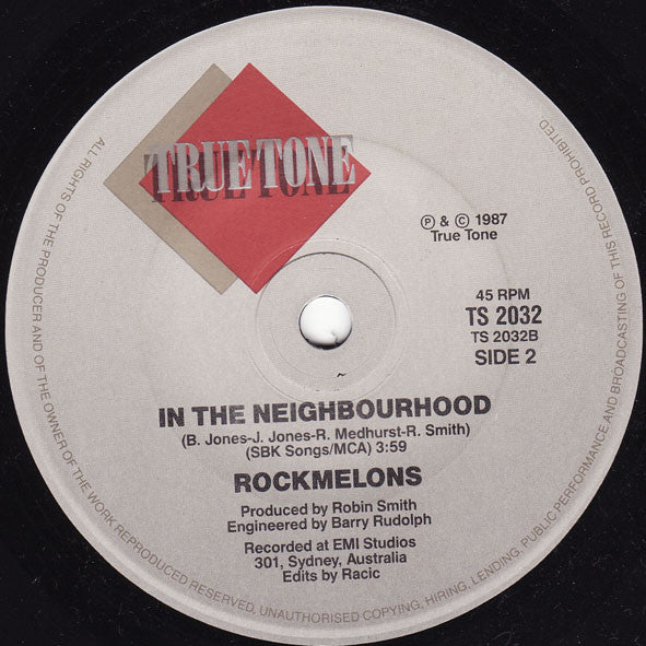 The Rockmelons : New Groove (7", Single)