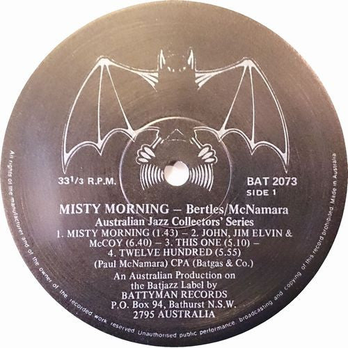 Bob Bertles, Paul McNamara (7) : Misty Morning (LP, Album)