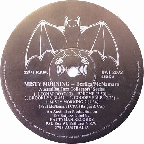 Bob Bertles, Paul McNamara (7) : Misty Morning (LP, Album)