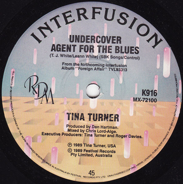 Tina Turner : The Best (7", Single, Ltd)