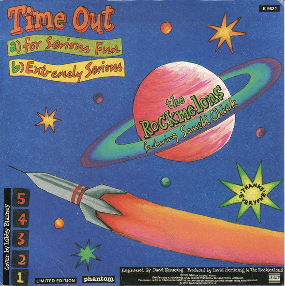 The Rockmelons : Time Out (For Serious Fun) (7", Single, Ltd)