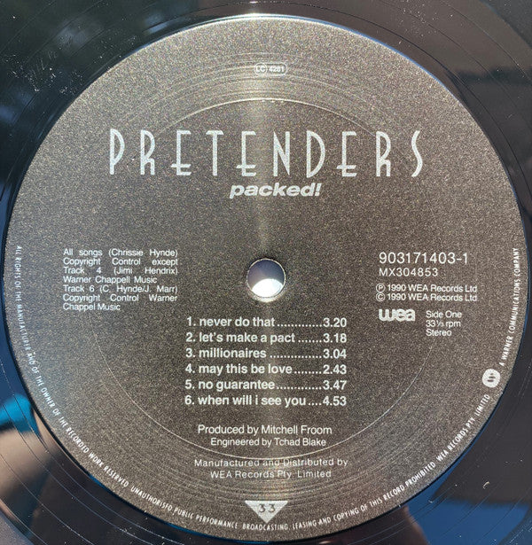 The Pretenders : Packed! (LP, Album)