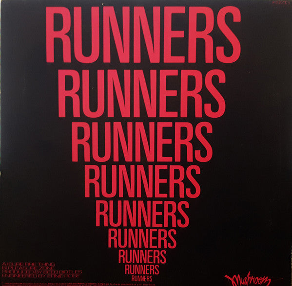 Runners (2) : Sure Fire Thing (7")