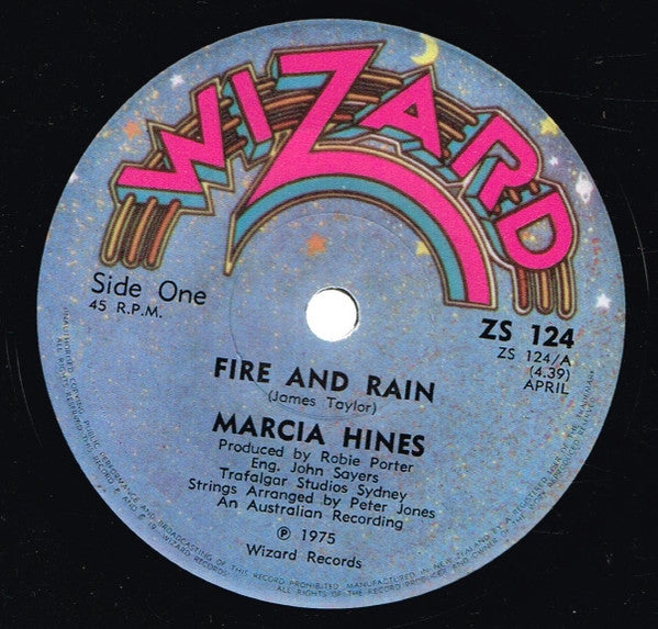 Marcia Hines : Fire And Rain (7", Single)