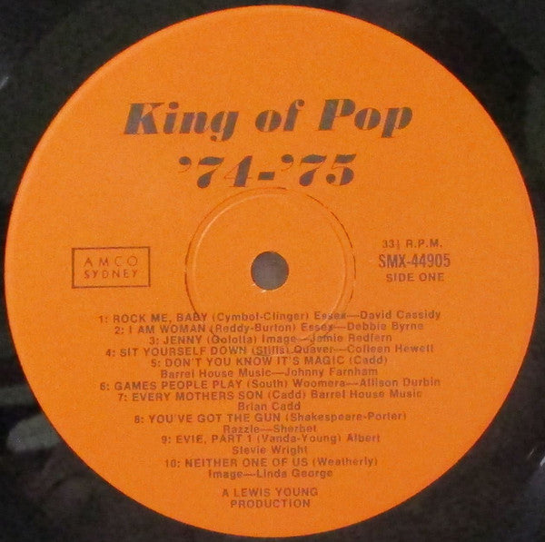 Various : King Of Pop '74-'75 (LP, Album, Comp)